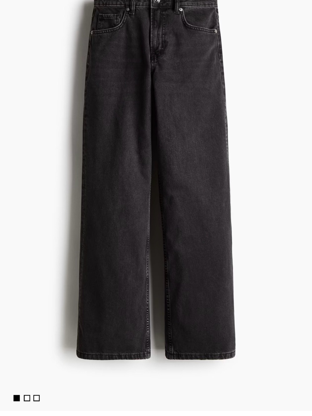 Bleecker High Rise Wide Leg Jeans - Black